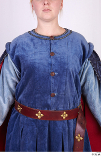  Photos Woman in Historical Dress 106 17th century blue jacket historical clothing upper body 0001.jpg